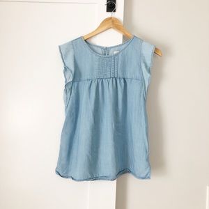 Loft Chambray Top